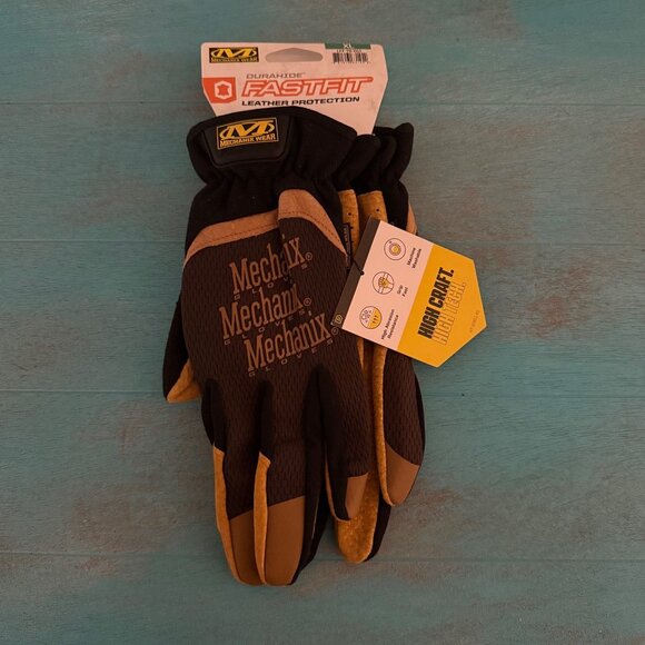 Mechanix Wear Durahide FastFit Leather Work Gloves XL Durable NWT - Picture 1 of 5